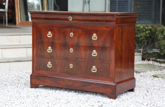 French Mahogany Commode