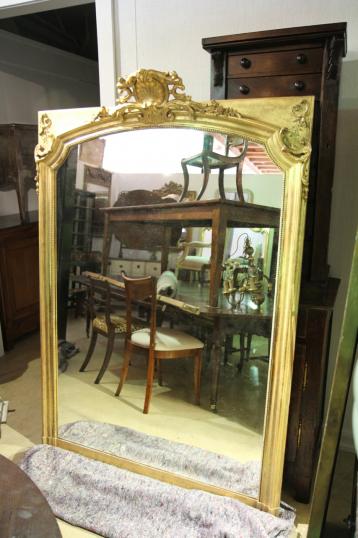 Large French Directoire Period Mirror