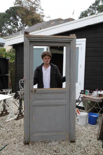 Three French Painted Doors