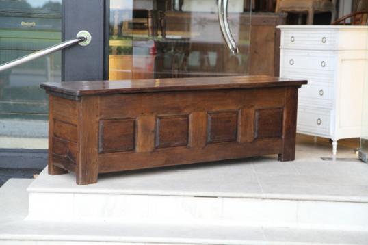 Four Panelled Chestnut Coffer