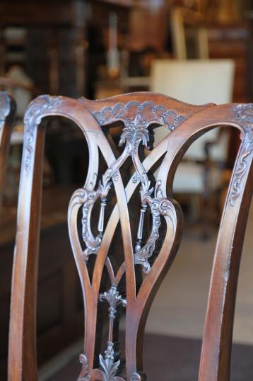 Pair of English Chippendale Chairs