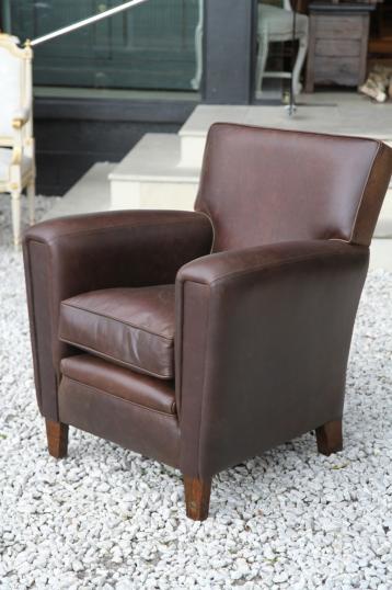 Leather Club Chair Victor MK V