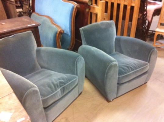 Pair French Fauteuils