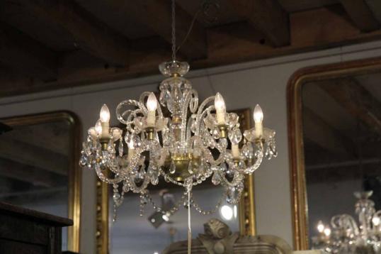 Italian Six Light Chandelier