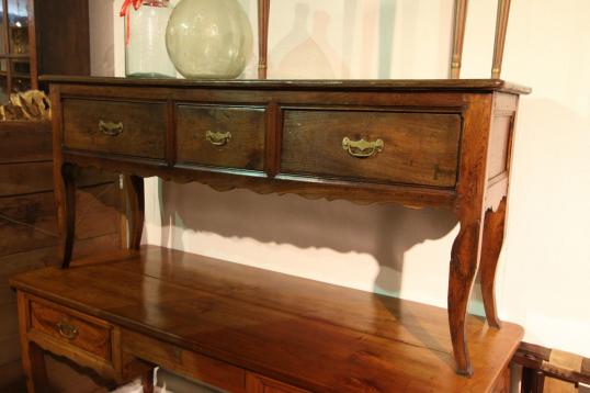 French Louis XIV Three Drawer Sidetable