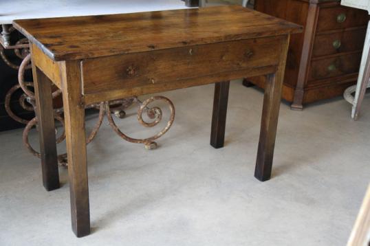 French Provincial One Drawer Sidetable