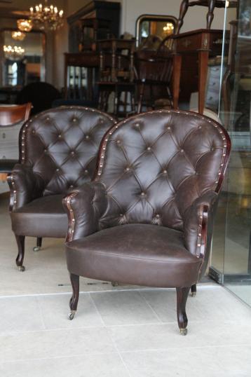 Pair of Leather Chairs