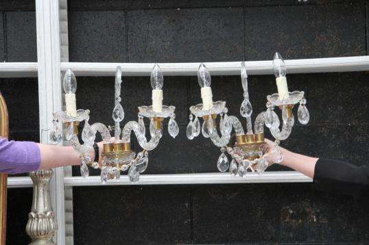 Pair of Wall Chandeliers/Sconce