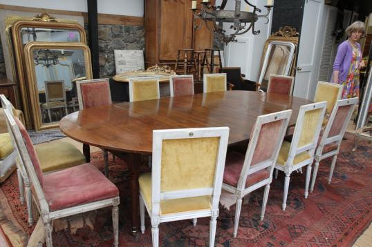 19th Century Cherrywood Extension Dining Table