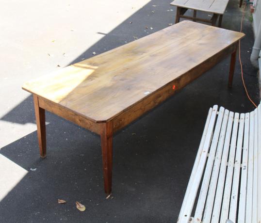 French Chestnut Provincial Dining Table