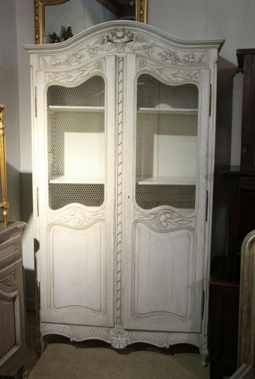 Painted French Oak Armoire