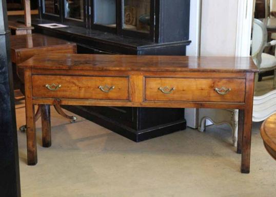French Provincial Two Drawer Sidetable