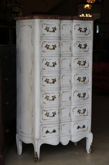 French Painted Commode/Semainier