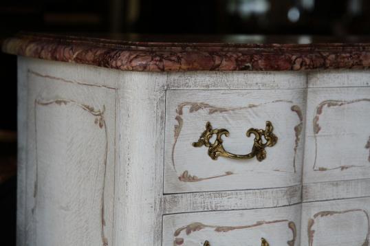 French Painted Commode/Semainier