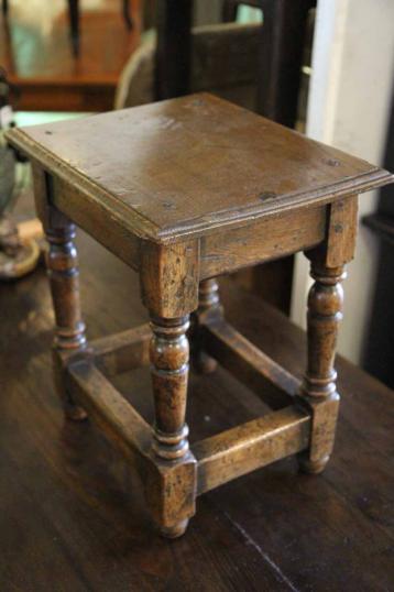 Jointed Stool in the Charles II Manner