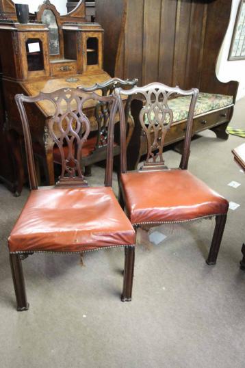 Pairs of English Chippendale Chairs