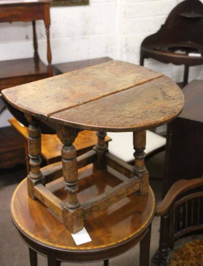 English Oak Miniature Gateleg Table