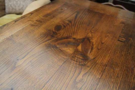 Large French Provincial Chestnut Dining Table