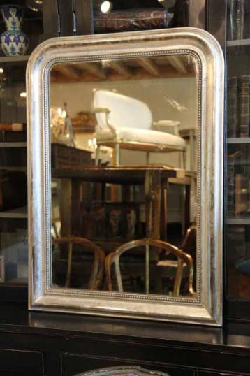 Louis Philippe Silver Gilt Mirror