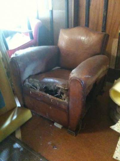 Leather Club Chair 