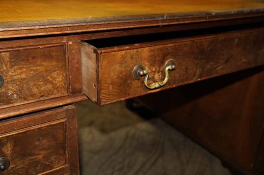 Walnut Pedestal Desk