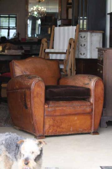 Leather Club Chair 