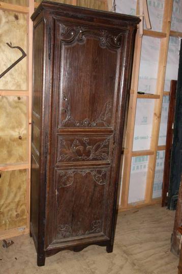 Single Door Period Louis XIV Armoire