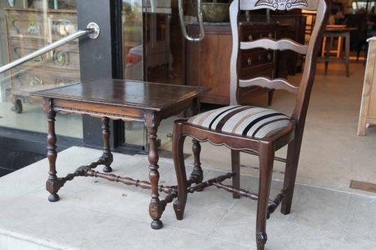 Georgian Oak Jointed Stool/Small Table