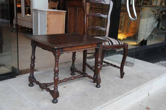 Georgian Oak Jointed Stool/Small Table