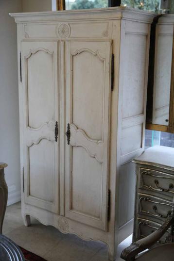 French 18th Century Painted Armoire