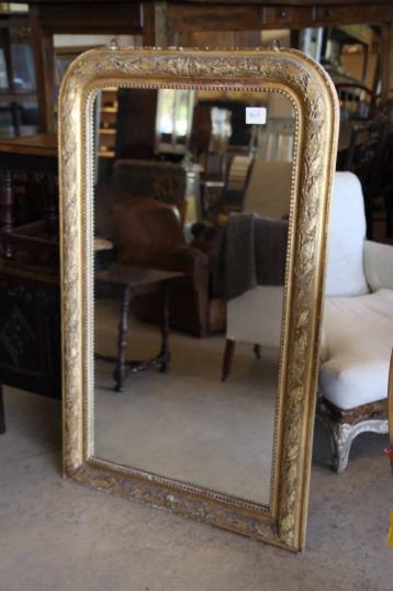 Louis Philippe Laurel Leaf Mirror