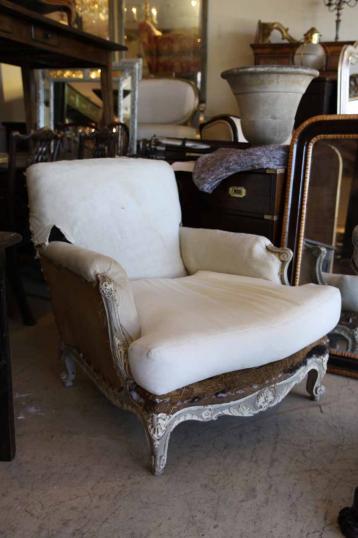 Period Louis XV Painted Antique Chair
