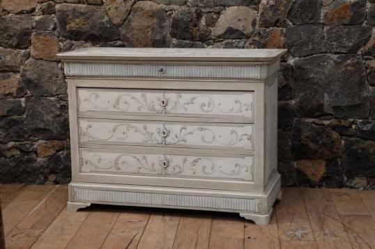 French Painted Commode