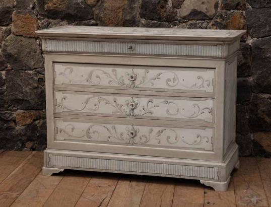 French Painted Commode