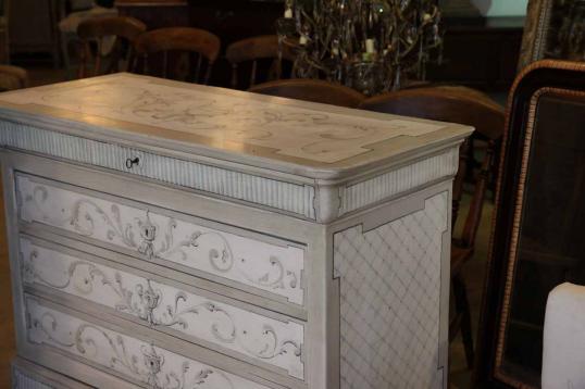 French Painted Commode