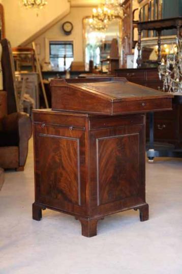 English Mahogany Davenport Desk