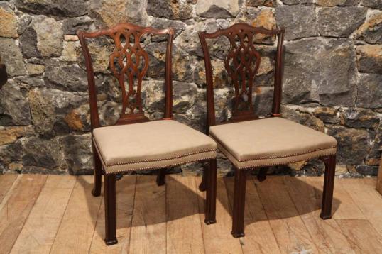 Pair of Chippendale Chairs