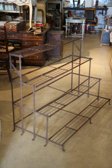 French Iron Pot Plant Stand