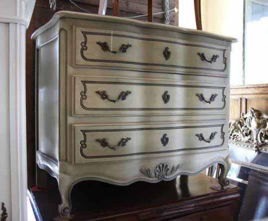 French Painted Louis XIV Style Commode