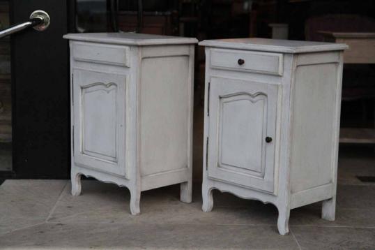 Pair of Painted Louis XIV Style Bedsides