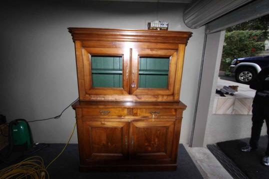 Short Cupboard on Bookcase