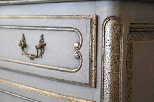 Louis XIV Style Painted French Commode