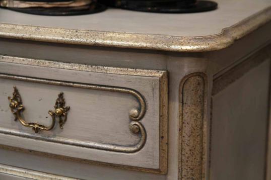 Louis XIV Style Painted French Commode