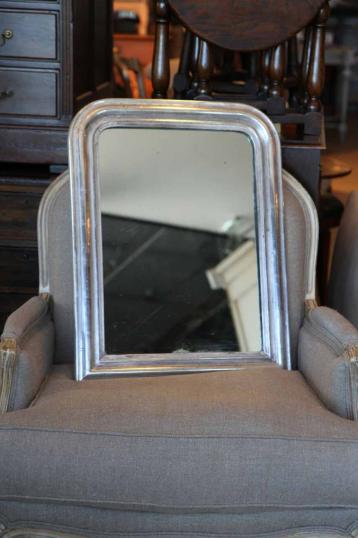 Small Silver Gilt Mirror