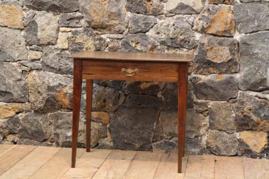 Chestnut One Drawer Sidetable