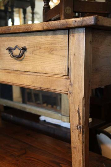 Pale Chestnut Two Drawer Sidetable