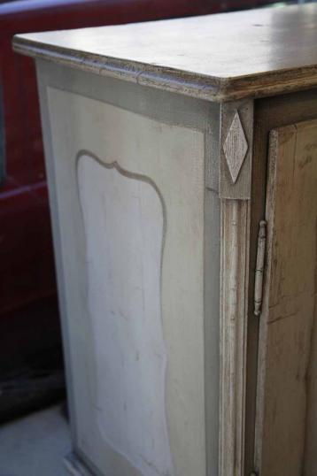 Gustavian Painted Cabinet