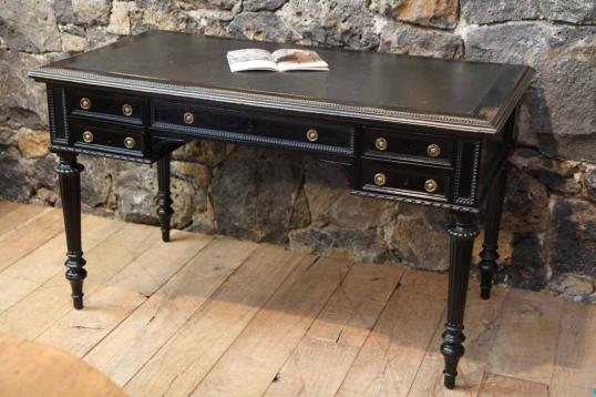 Ebonised Louis XVI Bureau Plat