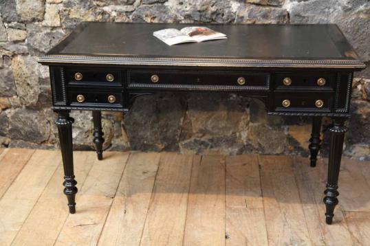 Ebonised Louis XVI Bureau Plat