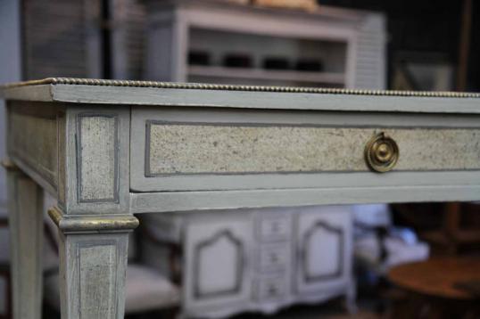 French Regency Painted Bureau Plat